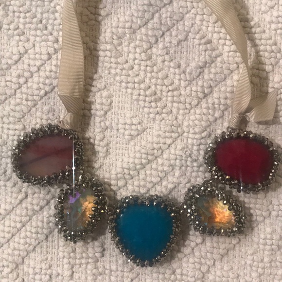 COPY - *RARE* Amrita Singh Jewel Ribbon Necklace - Picture 4 of 6